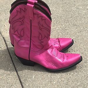 Dan Post pink cowgirl boots